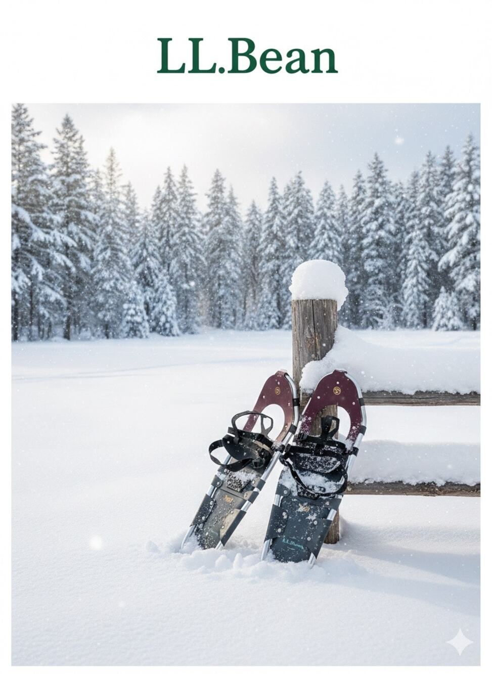 Premium L.L. Bean Winter Walker Snowshoes by Tubbs Sz 27,